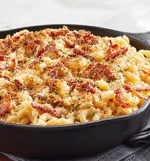 Crispy Bacon Mac & Cheese