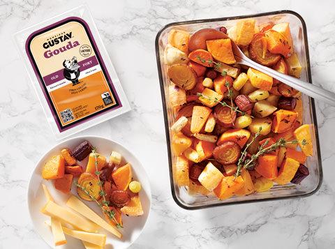 Gouda Old + Grilled vegetables image