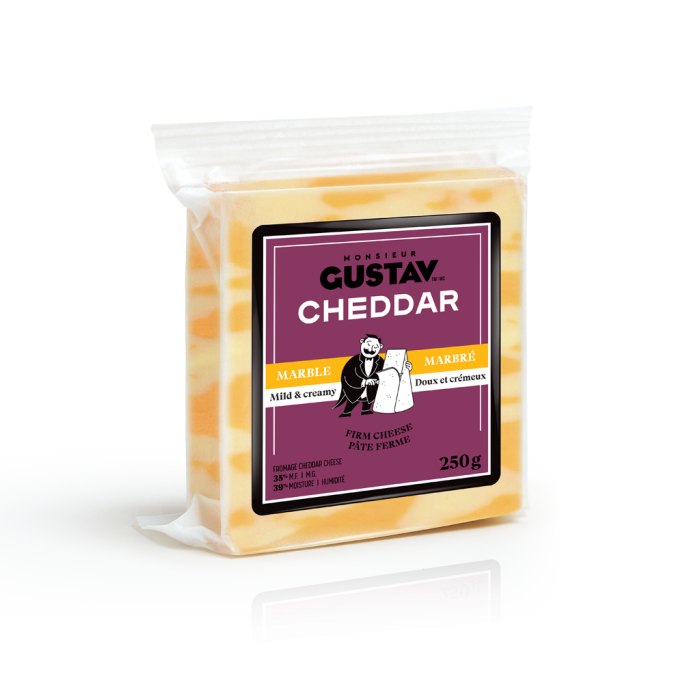 Monsieur Gustav Cheddar Marbled Marbré 250g
