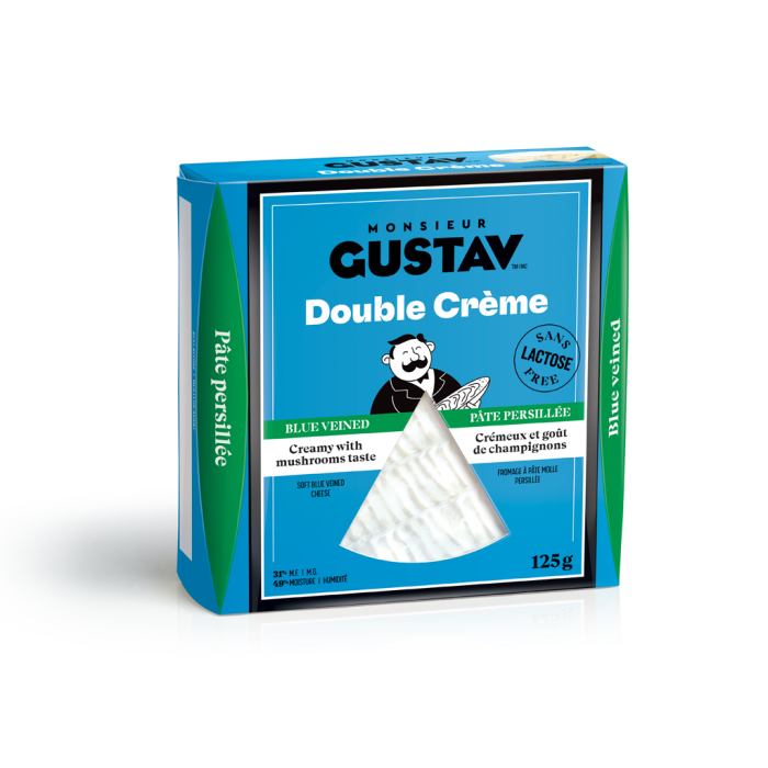 Monsieur Gustav Double Crème Blue Veined 125g Monsieur Gustav Double Crème Blue Veined 125g