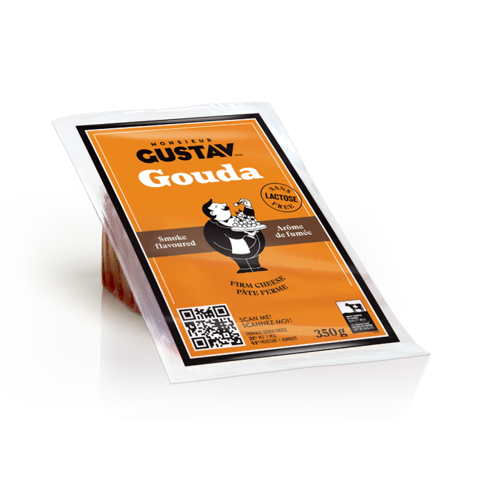 Fromage Gouda fumé Monsieur Gustav Fromage Gouda fumé Monsieur Gustav