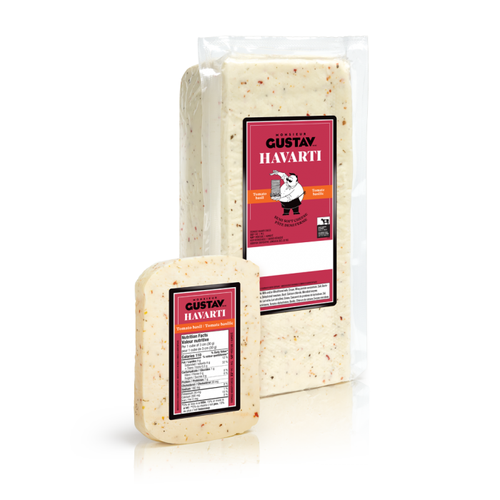 Fromage Havarti Tomates Basilic Monsieur Gustav